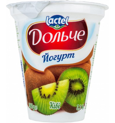 Йогурт Lactel Дольче Ківі 3,2% 280г