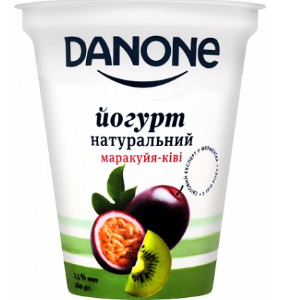 Йогурт Danone Маракуйя-Ківі 2,5% 260г