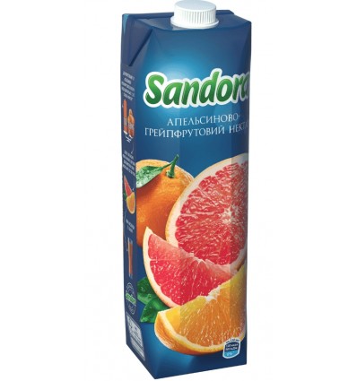 Нектар Sandora апельсиново-грейпфрутовий 950мл