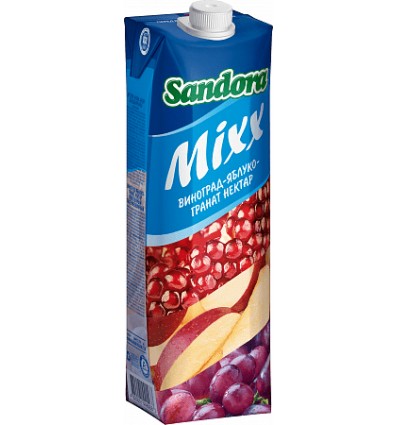 Нектар Sandora виноградно-яблучно-гранатовий 950мл