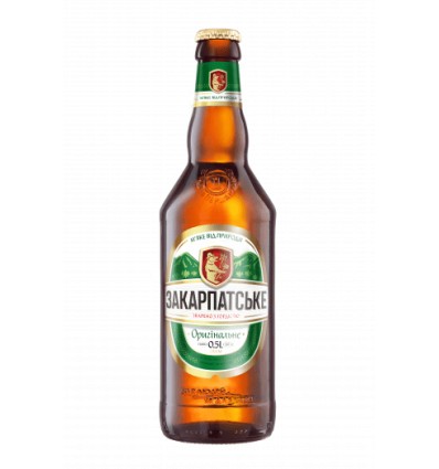 Пиво ППБ Закарпатське Оригінальне світле 4% 0,5л
