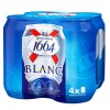 Пиво Kronenbourg 1664 Blanc світле нефільтроване спеціальне пастеризоване з/б 4.8% 4х0,33л