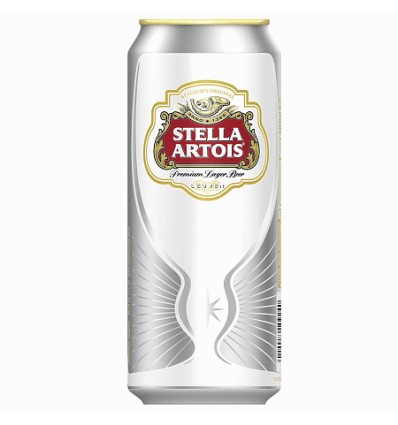 Пиво Stella Artois світле фільтроване 4,8% з/б 0,5л