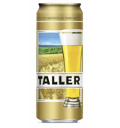 Пиво Taller світле 0,5л з/б 0,5л
