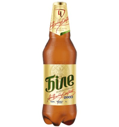 Пиво Чернігівське Біле світле нефільтроване 1л