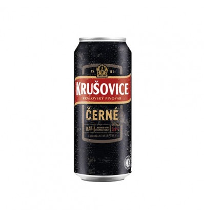 Пиво Krusovice Cerne темне з/б 3,8% 0,5л