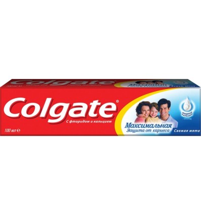 Зубна паста Colgate Максимальний захист від карієсу Свіжа М'ята 100мл