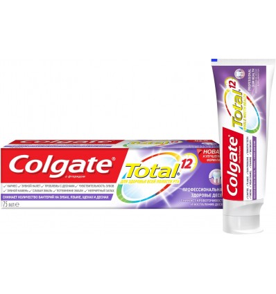 Зубна паста Colgate Total 12 Pro-Здоров'я Ясен 75 мл