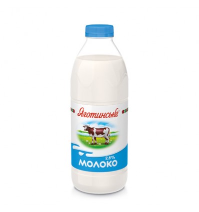 Молоко Яготинське пастеризоване 2.6% 900г