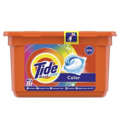 Капсули для прання Tide Pods 3в1 Color 12шт 24,8г