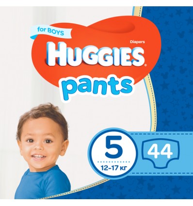 Трусики-підгузники Huggies Pants 5 для хлопчиків 12-17кг 44шт