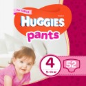 Трусики-підгузники Huggies Pants 4 52шт для дівчаток