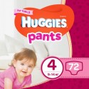 Підгузки-трусики Huggies для дівчаток 4 9-14кг 72шт/уп