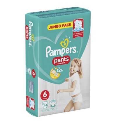 Підгузки-трусики Pampers Pants 6 Extra large 15+кг 44шт