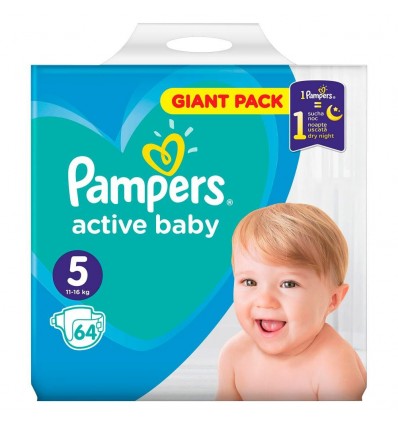Підгузки Pampers Active Baby 5 11-16кг 64шт