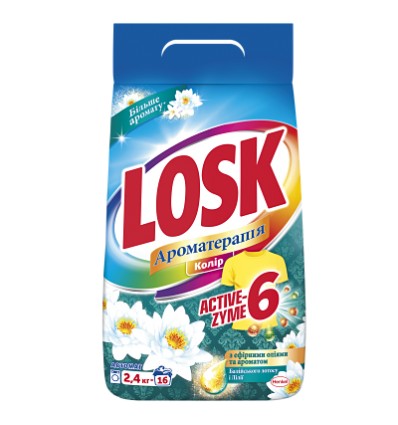 Порошок для прання Losk Ароматерапія автомат колор 2,4кг