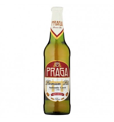 Пиво Praga Premium Pils світле фільтроване пастеризоване 4,7% 0,5л