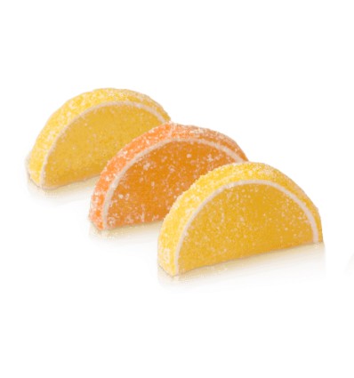 Мармелад Апельсинові та лимонні дольки Roshen