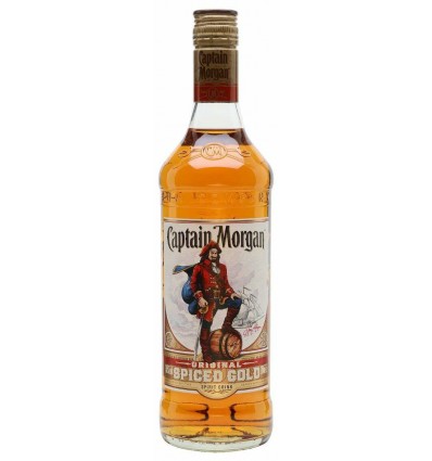 Алкогольний напій на основі рому Captain Morgan Spiced Gold 35% 0,7л
