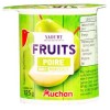 Йогурт Ашан фруктовий з шматочками фруктів 125г