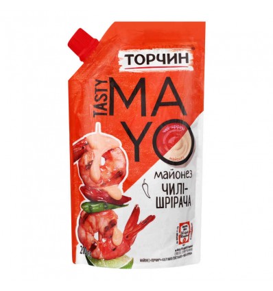 Майонез Торчин Tasty Mayo чилі-шрірача 200г
