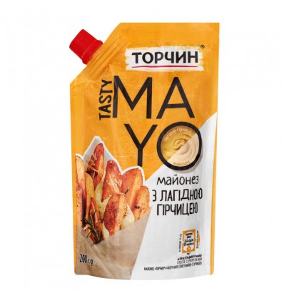 Майонез Торчин Tasty Mayo з гірчицею 200г