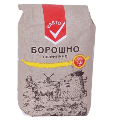 Борошно ВАРТО пшеничне вищого гатунку 1.8кг