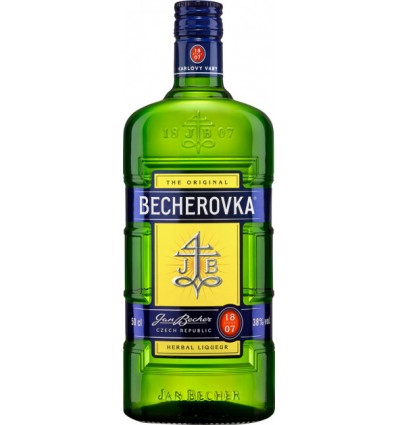Лікерна настоянка на травах Becherovka 38% 0,5л