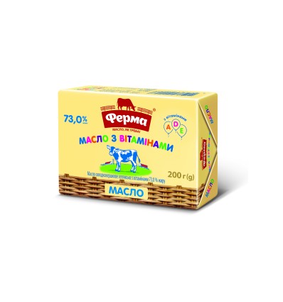 Масло солодковершкове Ферма Для дітей 73% 200г