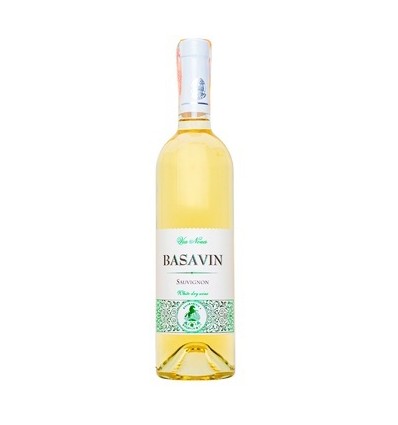 Вино Basavin Сільвер Совіньйон біле сухе 11% 0,75л