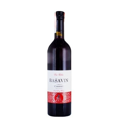 Вино Basavin Сільвер Каберне червоне сухе 12% 0,75л
