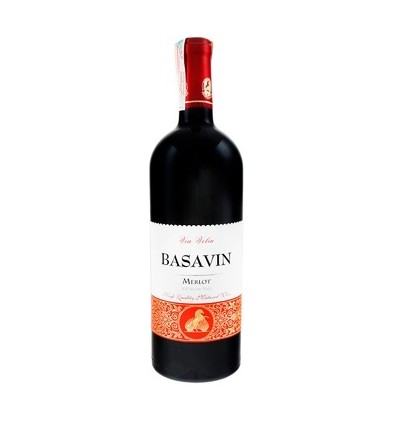 Вино Basavin Голд Мерло червоне сухе 12% 0,75л
