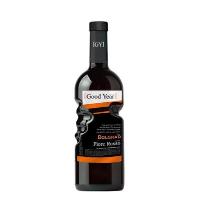 Вино Bolgrad Good Year Fiore Rosso виноградне ординарне столове червоне напівсолодке 9-13% 0,75л