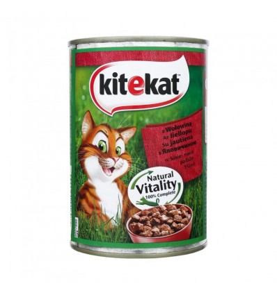 Корм для котів Kitekat з яловичиною 400г
