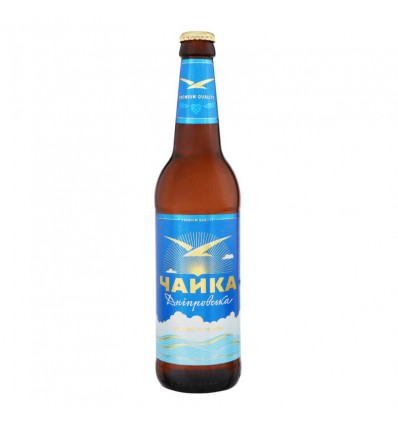 Пиво Чайка Дніпровська світле 4.8% 0,5л