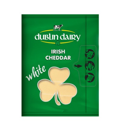 Сир Dublin Dairy твердий білий сичужний сир скибочками 48% 150г