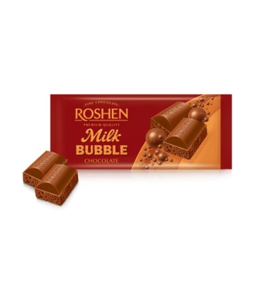 Шоколад Roshen пористий білий 80г