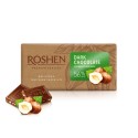 Шоколад чорний Roshen з подрібненими лісовими горіхами 56% 90г