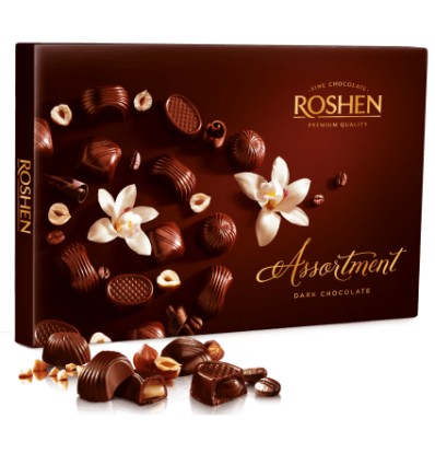 Цукерки шоколадні Roshen Assortment Classic Dark 154г