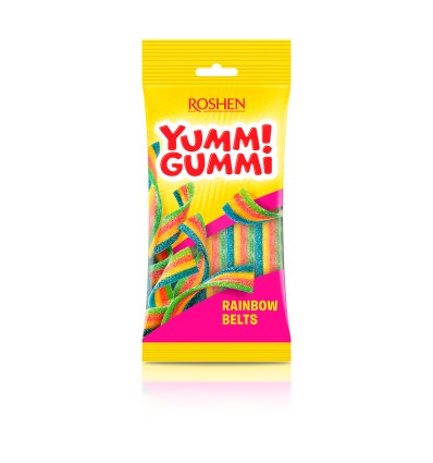Желейні цукерки Roshen Yummi Gummi Sour Belts 70г