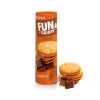 Печиво-Roshen Fun Crispy з шоколадною начинкою 135г