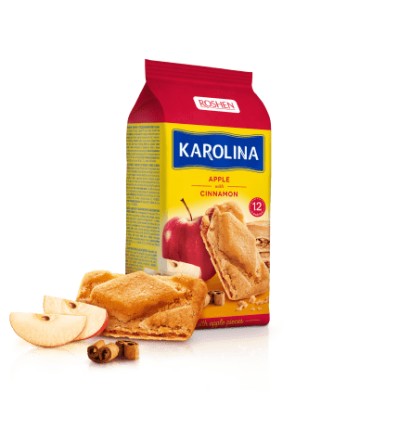 Печиво Roshen Karolina здобне з яблуком та корицею 225г