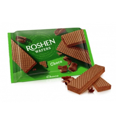 Вафлі Roshen Wafers шоколад 72г