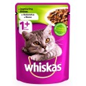 Корм для дорослих котів Whiskas з ягням в желе 100г