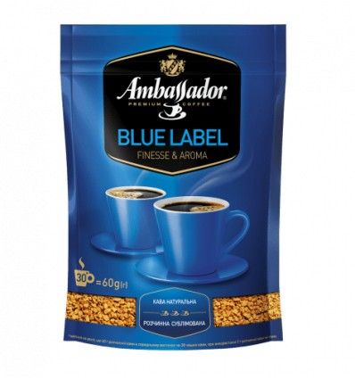 Кава Ambassador Blue Label розчинна 205г
