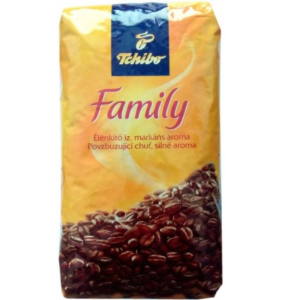 Кава Tchibo Family смажена в зернах 1кг