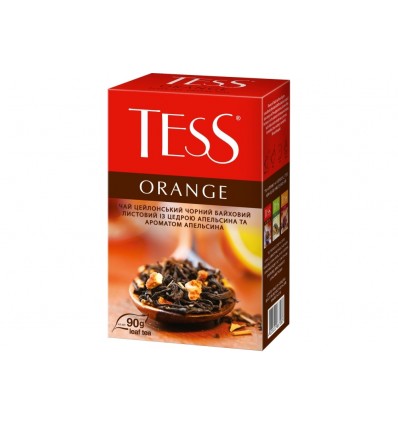 Чай Tess чорний Orange 90г