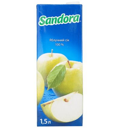 Сік Sandora яблучний 1,5л